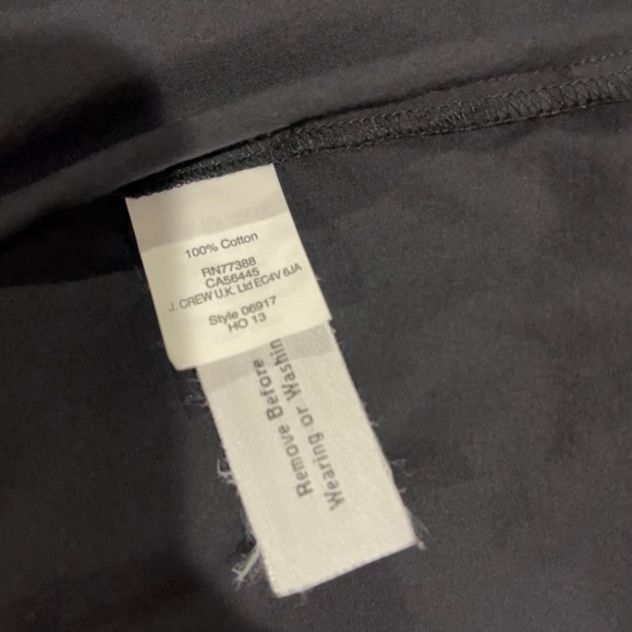 J Crew Black & Deep Purple Embroidered Woman’s Long Sleeve Tassel Front Size 0 - Picture 9 of 11